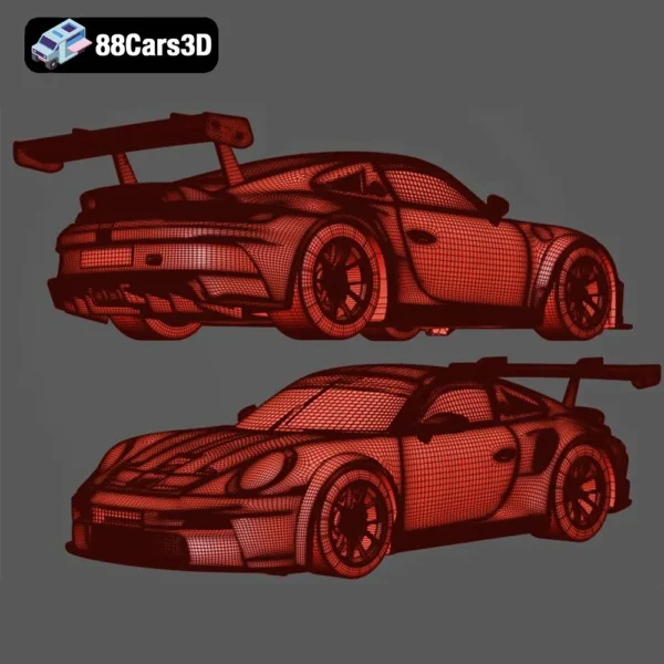 Porsche_911_GT3_Cup_2021_007 Porsche 911 GT3 Cup 2021 3D Model Race Ready Sports Car Asset