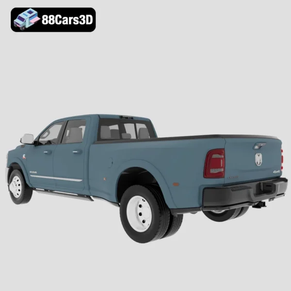 RAM 3500 HD Wide 2020 3D Model Heavy Duty Pickup Truck for Rendering