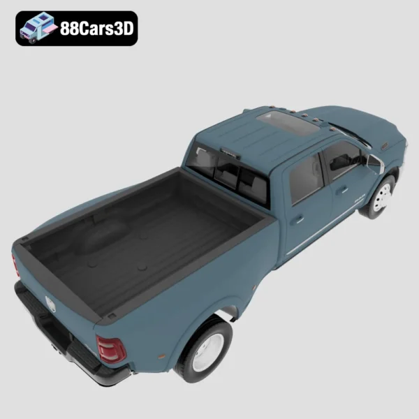 RAM 3500 HD Wide 2020 3D Model Heavy Duty Pickup Truck for Rendering