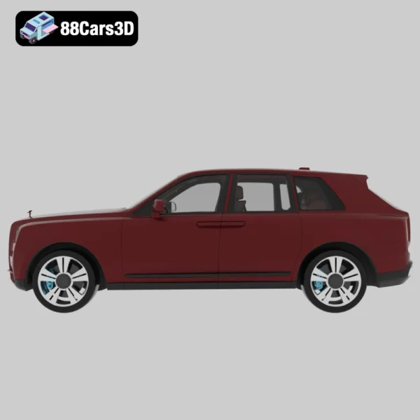 Rolls-Royce Cullinan 2019 3D Model Ultra Luxury SUV for Rendering