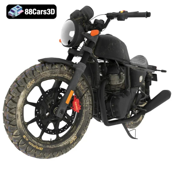 Royal Enfield Continental GT 650 3D Model Classic Café Racer