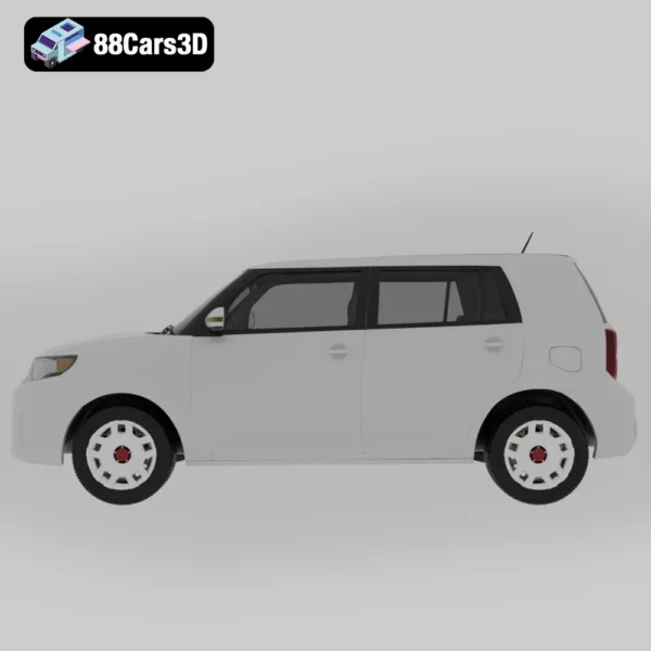 Scion xB 2012 3D Model Boxy Urban Compact for Rendering