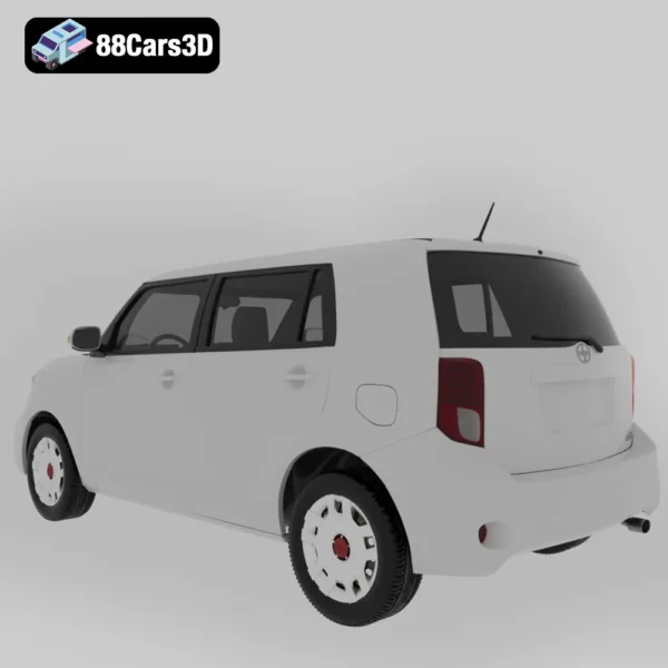 Scion xB 2012 3D Model Boxy Urban Compact for Rendering