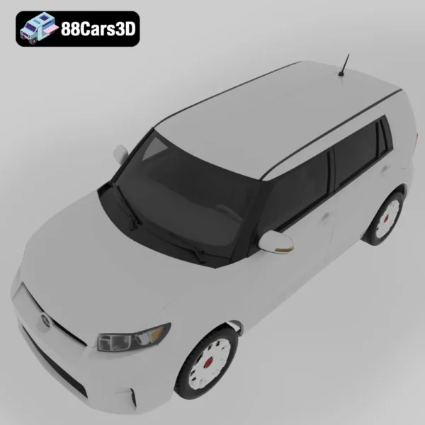 Scion xB 2012 3D Model Boxy Urban Compact for Rendering