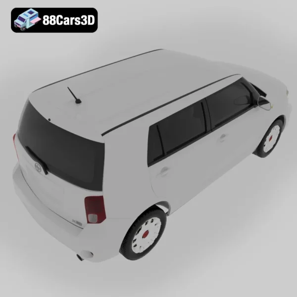 Scion xB 2012 3D Model Boxy Urban Compact for Rendering
