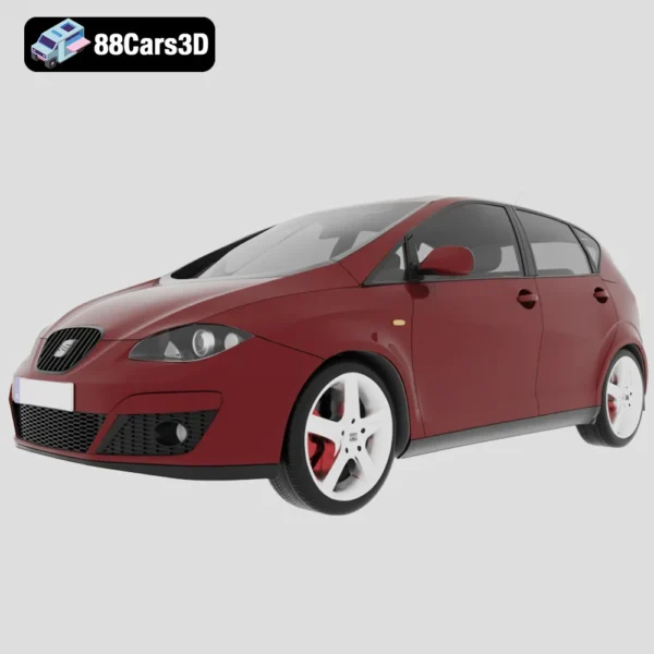 SEAT Altea 2010 3D Model Compact MPV for Visualization