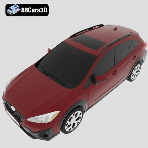 Subaru Crosstrek Sport 2021 3D Model Compact Crossover SUV for Visualization