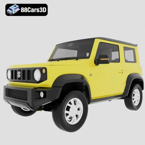 Suzuki Jimny (JB74) Sierra 2019 3D Model Compact Off-Road SUV for Rendering