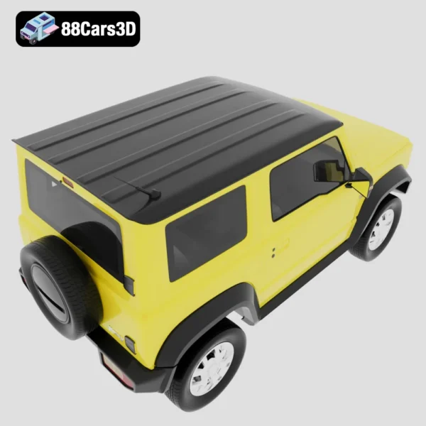 Suzuki Jimny (JB74) Sierra 2019 3D Model Compact Off-Road SUV for Rendering