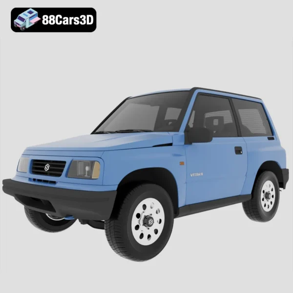 Suzuki Vitara 3 Door 1989 3D Model  Classic Compact SUV