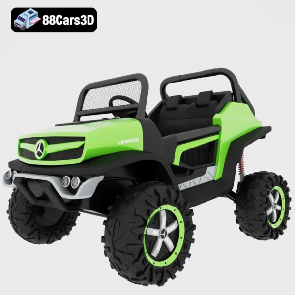 Mercedes Benz Unimog Toy 3D Model Classic Off Road Utility Vehicle