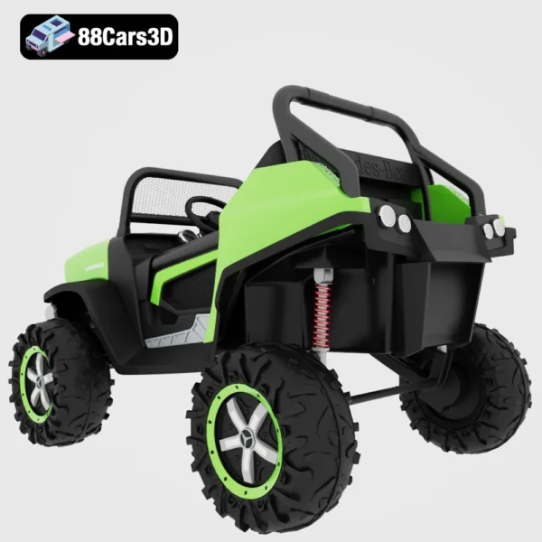 ToyUnimog-003 Mercedes Benz Unimog Toy 3D Model Classic Off Road Utility Vehicle
