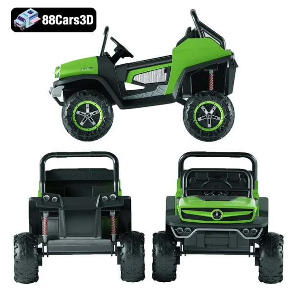 ToyUnimog-008 Mercedes Benz Unimog Toy 3D Model Classic Off Road Utility Vehicle