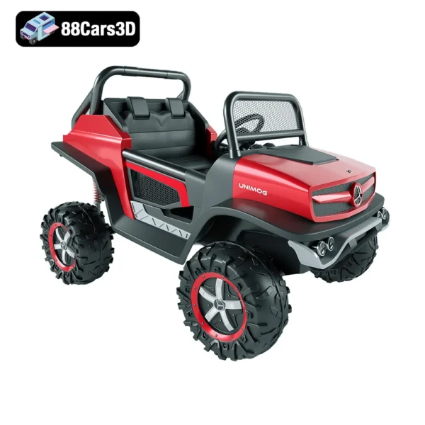 ToyUnimog-009 Mercedes Benz Unimog Toy 3D Model Classic Off Road Utility Vehicle