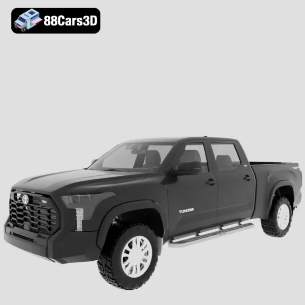 Toyota Tundra SR5 TRD 2022 3D Model Full-Size Off-Road Pickup Truck