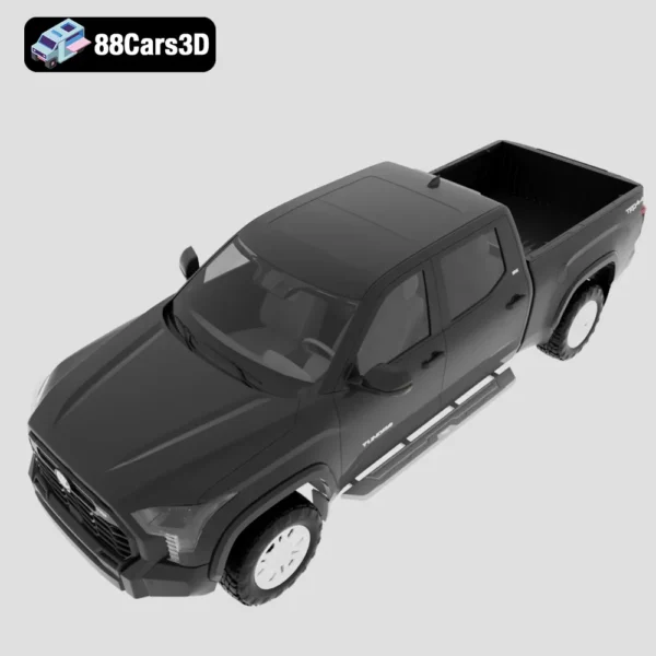 Toyota Tundra SR5 TRD 2022 3D Model Full-Size Off-Road Pickup Truck