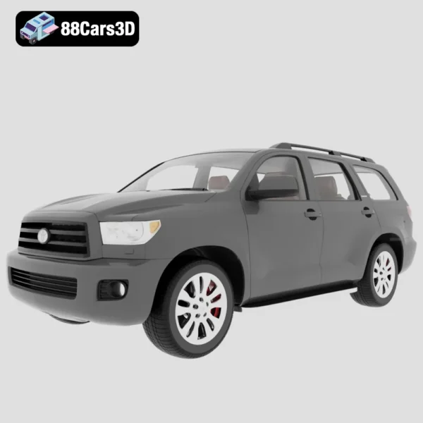Toyota Sequoia 2011 3D Model Full Size SUV for Simulation