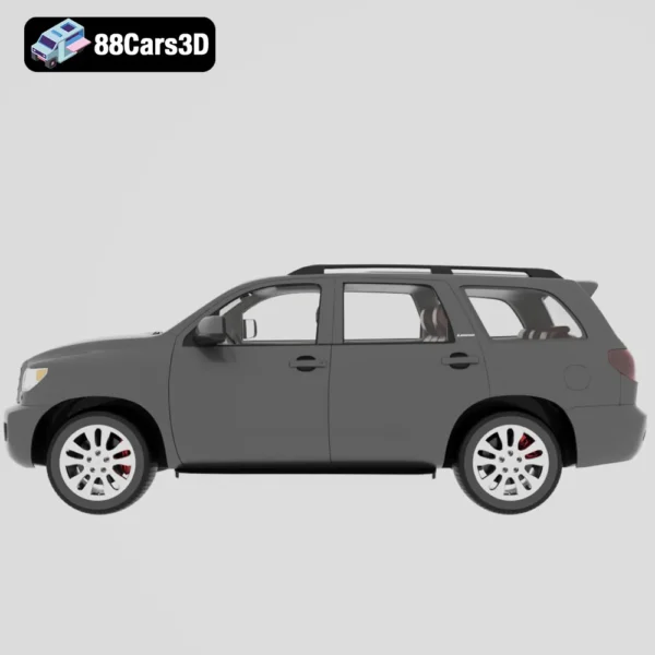 Toyota Sequoia 2011 3D Model Full Size SUV for Simulation