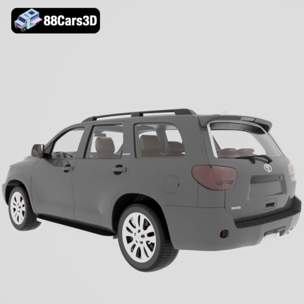 Toyota Sequoia 2011 3D Model Full Size SUV for Simulation
