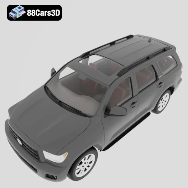 Toyota Sequoia 2011 3D Model Full Size SUV for Simulation