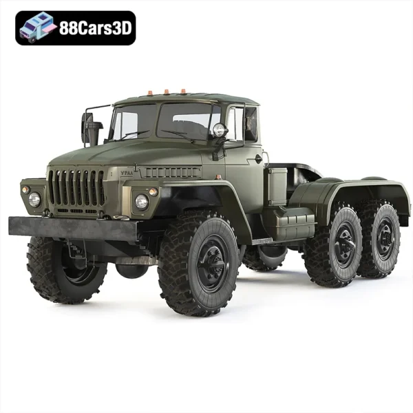 Ural 4420 Truck Tractor 1978 3D Model  Soviet Military Hauler
