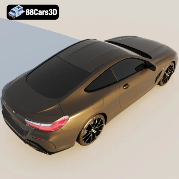 VP_Free_BMW-005 BMW 8 Series Coupe 3D Model Luxury Grand Tourer for Simulation