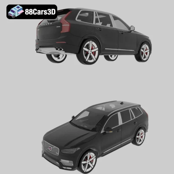 Volvo_XC90_(Mk2)_Heico_2016-006 Volvo XC90 Heico 2016 3D Model with HQ Interior Luxury SUV