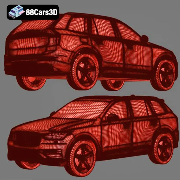 Volvo_XC90_(Mk2)_Heico_2016-007 Volvo XC90 Heico 2016 3D Model with HQ Interior Luxury SUV