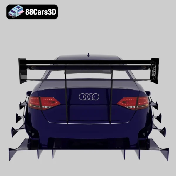 audi a4 dtm-006 Audi A4 DTM 3D Model Touring Race Car for Simulation