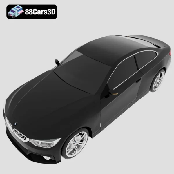bmw4series-004 BMW 4 Series 3D Model Premium Sport Coupe for Rendering