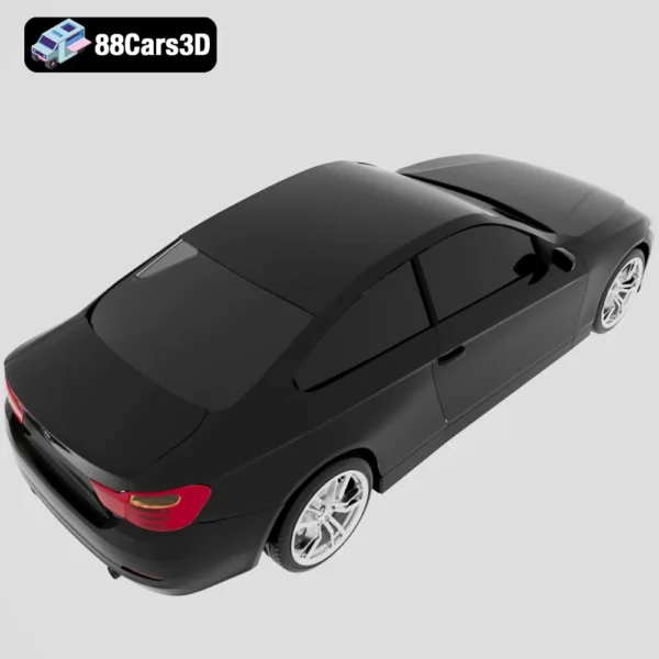 bmw4series-005 BMW 4 Series 3D Model Premium Sport Coupe for Rendering
