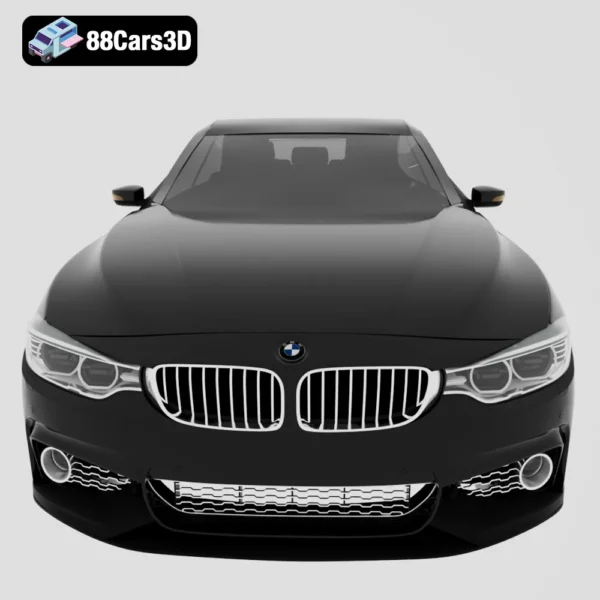 bmw4series-006 BMW 4 Series 3D Model Premium Sport Coupe for Rendering