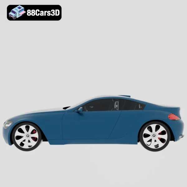 bmw_z9_2013-002 BMW Z9 2013 3D Model Futuristic Concept Coupe for Rendering