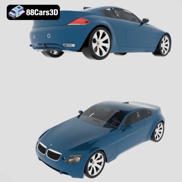 bmw_z9_2013-007 BMW Z9 2013 3D Model Futuristic Concept Coupe for Rendering