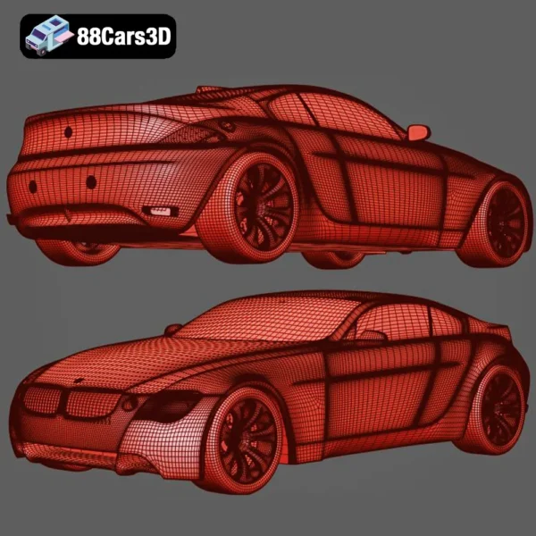 bmw_z9_2013-008 BMW Z9 2013 3D Model Futuristic Concept Coupe for Rendering