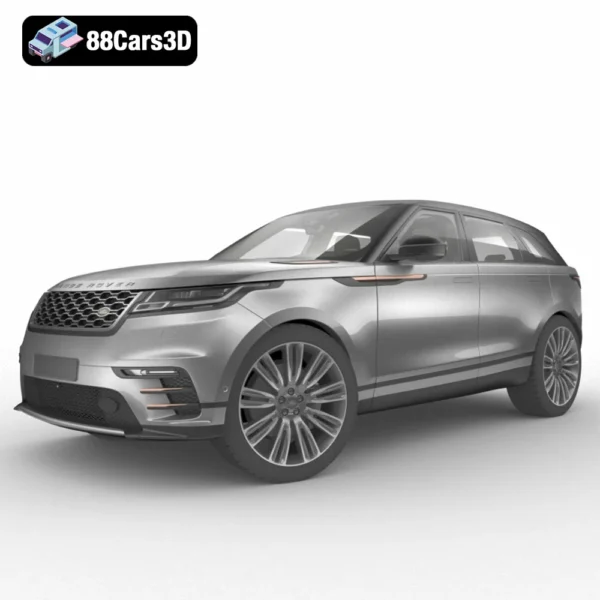 Land Rover Range Rover Velar 2018 3D Model Luxury Midsize SUV