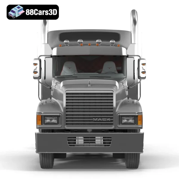 3D Trailer Truck Mack CHU613 Truck-001 Mack CHU613 Trailer Truck 3D Model Heavy Duty Commercial Vehicle