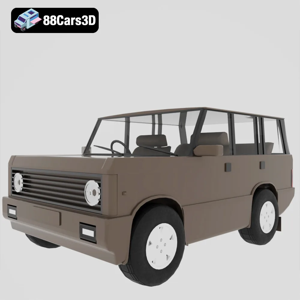 4WD 3D Model Off-Road Vehicle for Rendering Simulation & Game Use ...