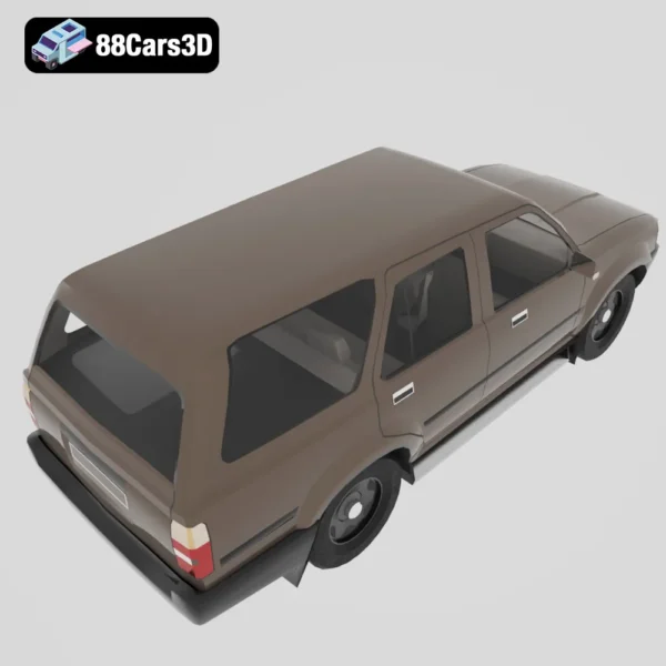 Toyota 4Runner 3D Model Rugged SUV for Rendering Simulation & Game Use