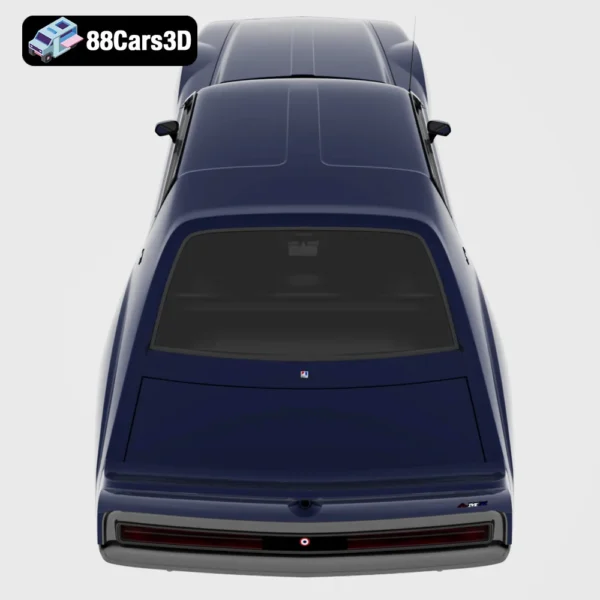 AMC Javelin AMX 1971 3D Model Classic Muscle Car for Rendering