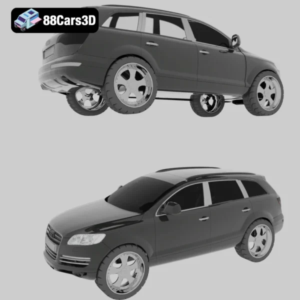 AUDI Q7-006 Audi Q7 3D Model Luxury Full Size SUV