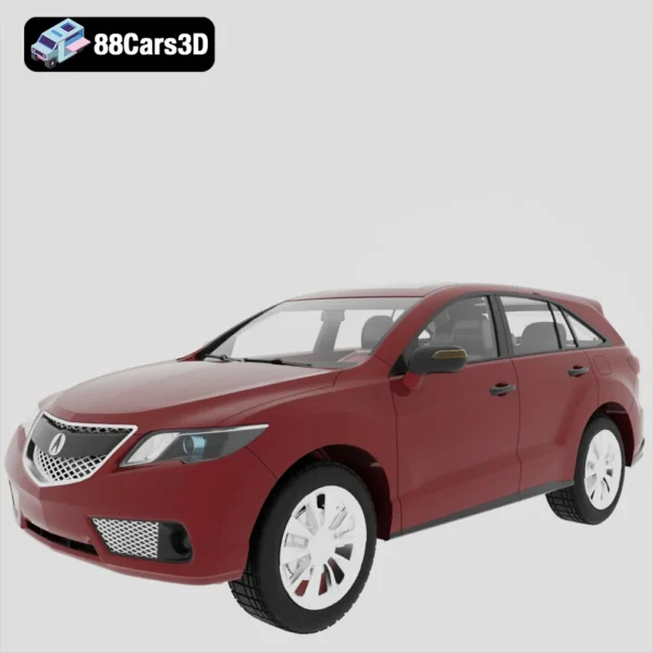 Acura MDX 3D Model  Luxury SUV