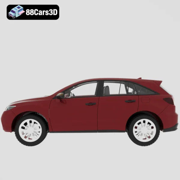Acura MDX 3D Model  Luxury SUV