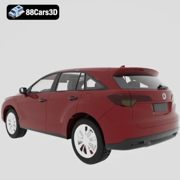 Acura MDX 3D Model  Luxury SUV