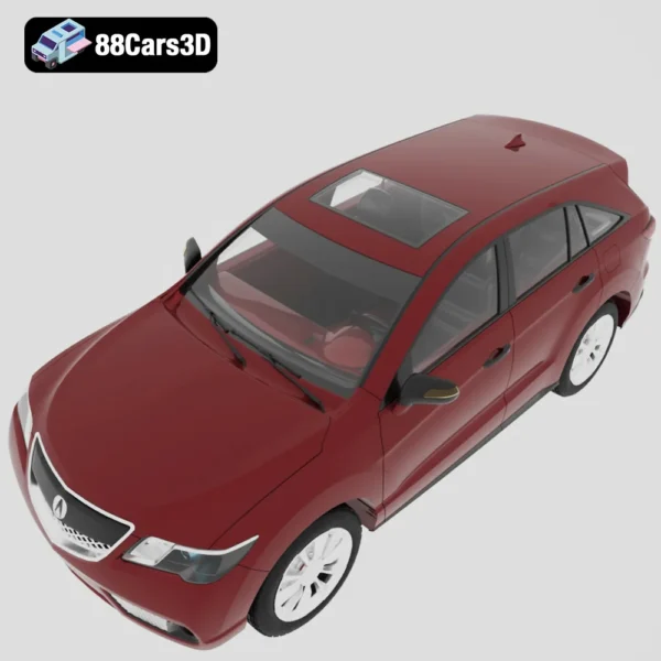 Acura MDX 3D Model  Luxury SUV
