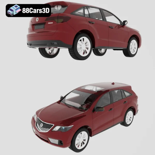 Acura MDX 3D Model  Luxury SUV