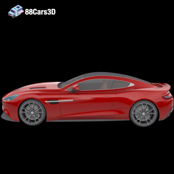 Aston Martin 2013 AM 310 Vanquish-003 Aston Martin AM 310 Vanquish 2013 3D Model Carbon Fiber Grand Tourer
