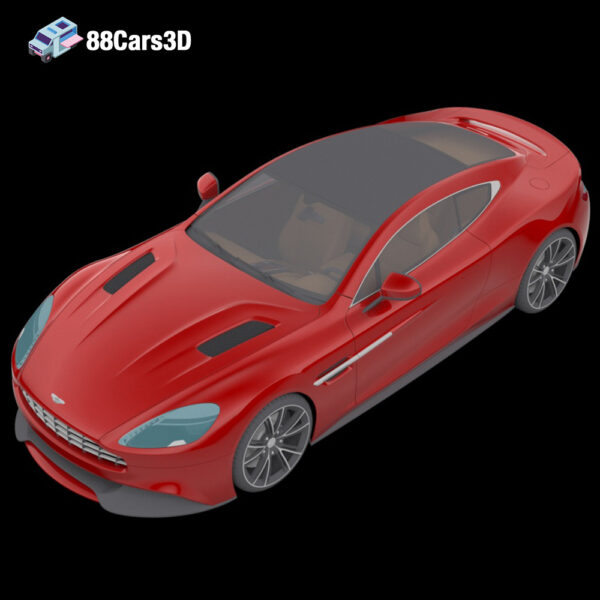 Aston Martin 2013 AM 310 Vanquish-005 Aston Martin AM 310 Vanquish 2013 3D Model Carbon Fiber Grand Tourer