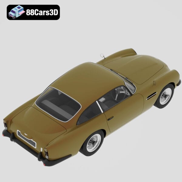 Aston Martin DB5 1963 3D Model Classic British Luxury Sports Car