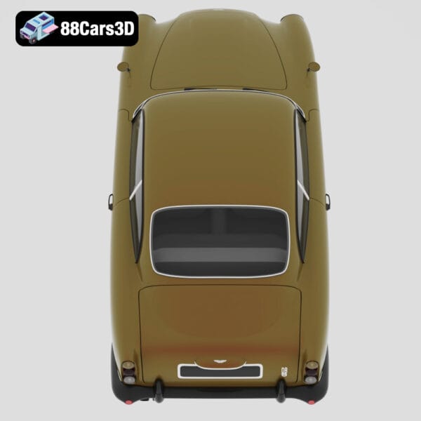 Aston Martin DB5 1963 3D Model Classic British Luxury Sports Car